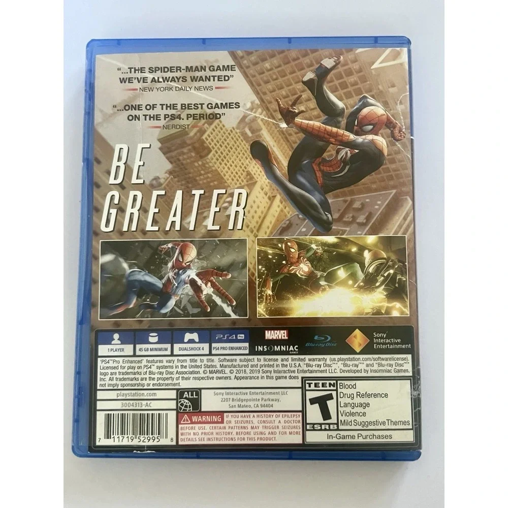 Marvel's Spider-Man: Game of the Year Edition - PlayStation 4 - PS4 Video Game